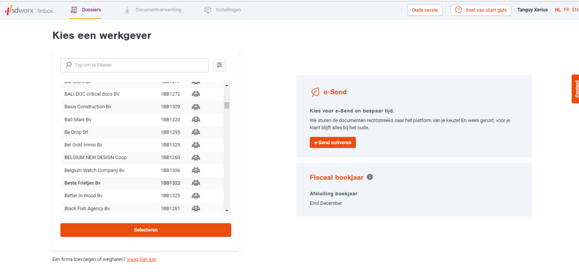 Integratie met de SD Worx Finbox OkiOki